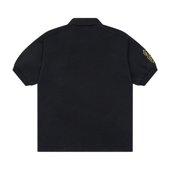 Trapstar Black Polo Shirt With Gold Logo - Picture 2 of 5